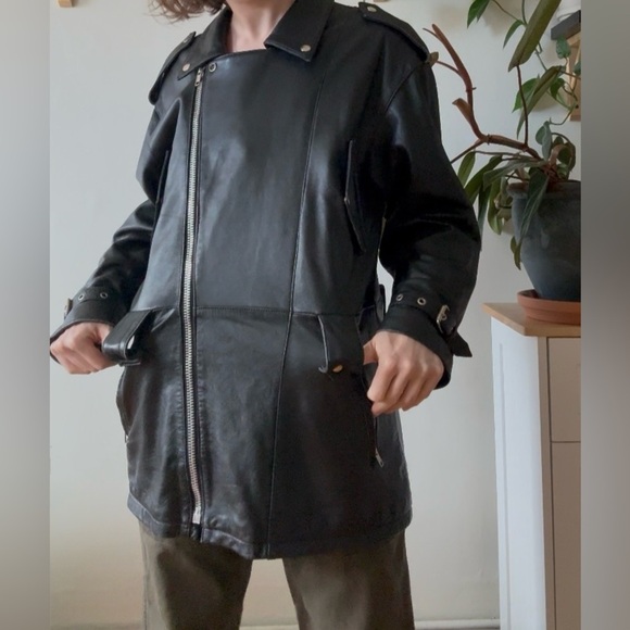 Vintage Mode Tripoli 100% Leather Jacket – Size M - Picture 2 of 7